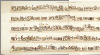 Historischer Umzug in Rotterdam von Gerardus Johannes Bos