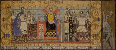 Åsmund in der Königshalle von Gerhard Munthe
