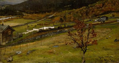Herbstlandschaft, Øylo von Gerhard Munthe