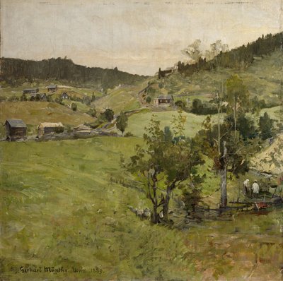 Bauernhöfe der Pächter von Gerhard Munthe