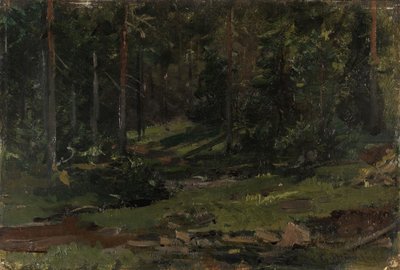 Bewaldete Landschaft von Gerhard Munthe