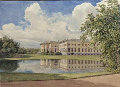 Der Alexanderpalast in Zarskoje Selo, 1831 von Gerhard Wilhelm Reutern von