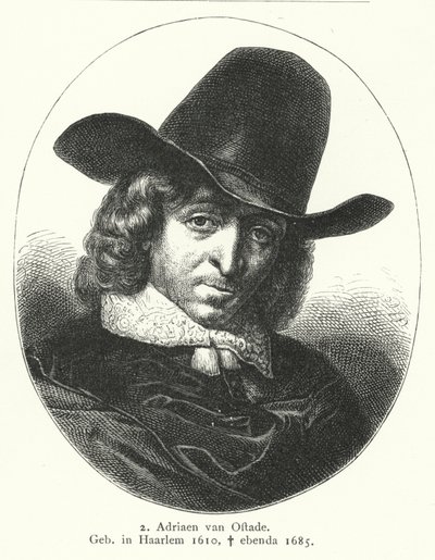 Adriaen van Ostade, Maler des niederländischen Goldenen Zeitalters von German School