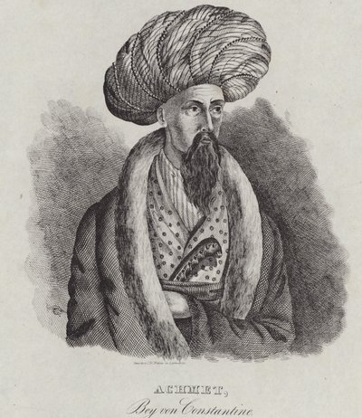 Ahmad Bey von Constantine, 1839 von German School