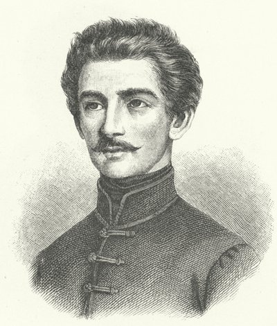 Sándor Petőfi, ungarischer Dichter und liberaler Revolutionär von German School