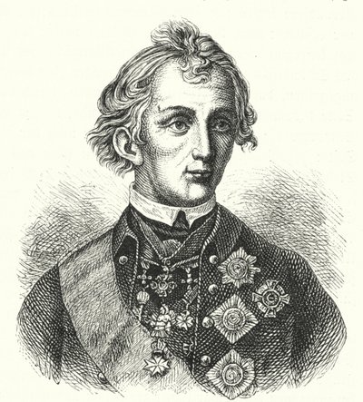Alexander Suworow, russischer General von German School