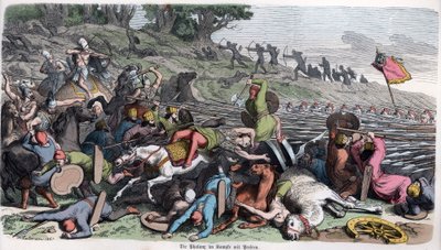 Alte Geschichte. Mazedonien. Mazedonische Phalanx kämpft gegen die Perser. ... von German School