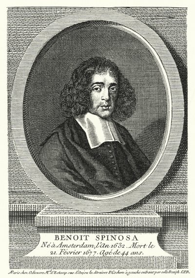 Baruch Spinoza, niederländischer Philosoph von German School