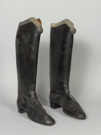 Stiefel, 3. von Zieten Husaren, getragen von HRH Der Herzog von Connaught, vor 1914 von German School