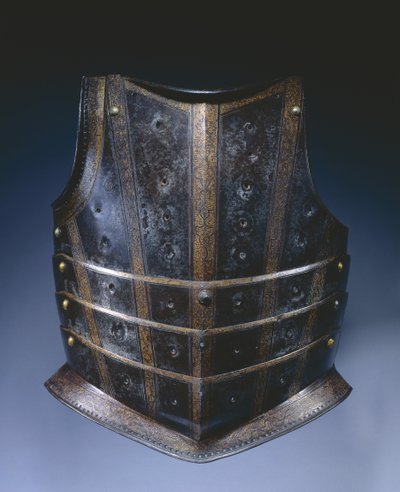 Brustplatte von einem Husarenkürass, um 1580 von German School