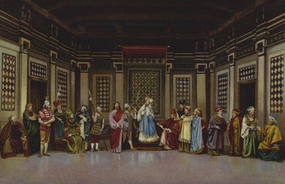 Christus vor Kaiphas von German School