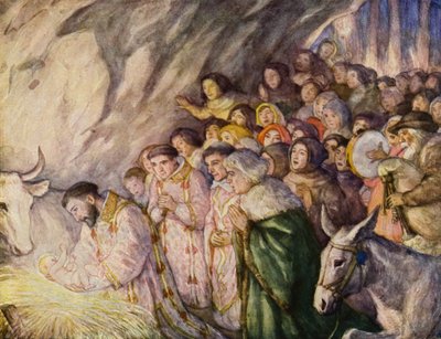 Weihnachten im Heiligtum von Greccio von German School