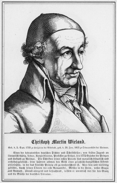 Christoph Martin Wieland von German School