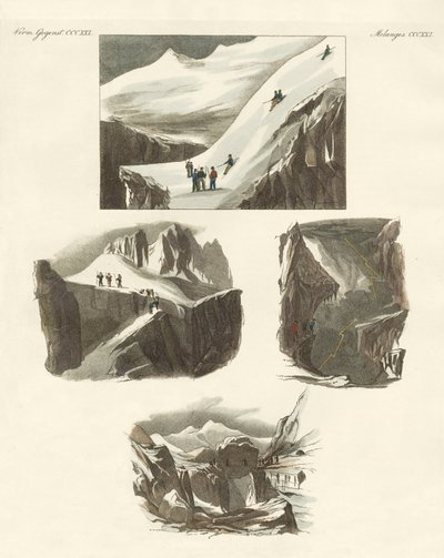 Über den Aufstieg des Mont Blanc von German School