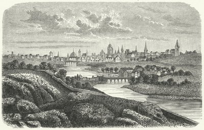Dublin im 17. Jahrhundert von German School