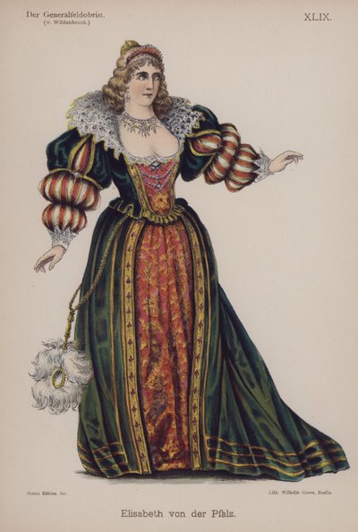 Elisabeth von der Pfalz, aus Der Generalfeldoberst von Ernst von Wildenbruch von German School