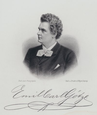 Emil Goetze, deutscher Opernsänger von German School