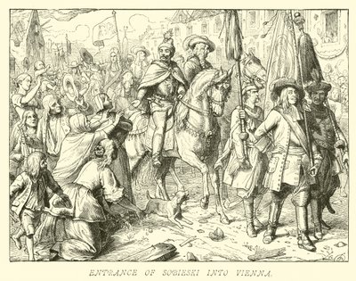 Einzug von Sobieski in Wien von German School