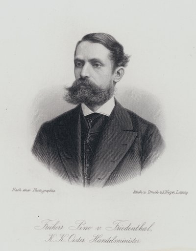 Felix Pino von Friedenthal, österreichischer Beamter und Politiker von German School