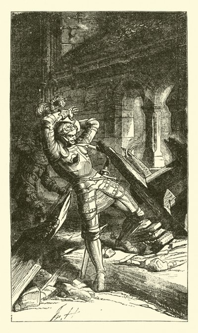 Franz von Sickingen tödlich verwundet von German School