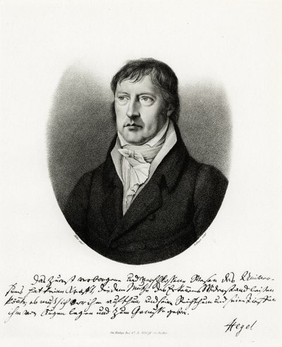 Georg Wilhelm Friedrich Hegel von German School