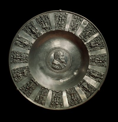 Sächsische Zinnschale um 1560. Paris, Louvre Museum von German School