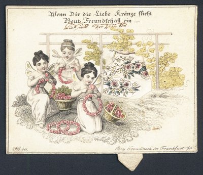 Deutsche Grußkarte von German School