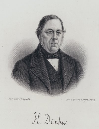 Heinrich Düntzer, deutscher Philologe und Literaturhistoriker von German School