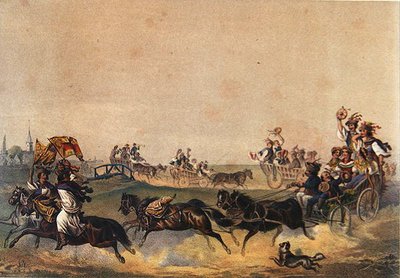 Ungarischer Hochzeitszug, ca. 1855 von German School