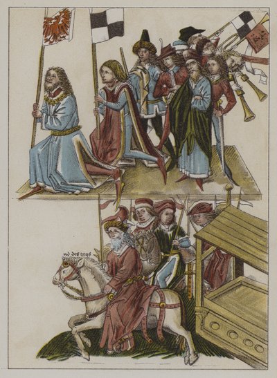 Investitur von Friedrich I. aus dem Hause Hohenzollern als Kurfürst von Brandenburg auf dem Konzil von Konstanz von German School