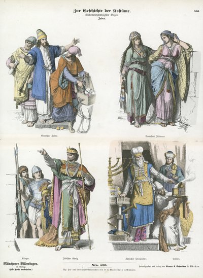 Jüdische Kostüme von German School