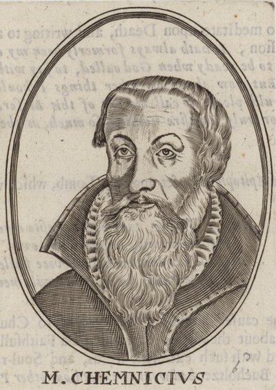 Martin Chemnitz, deutscher lutherischer Theologe und Reformator (Gravur) von German School