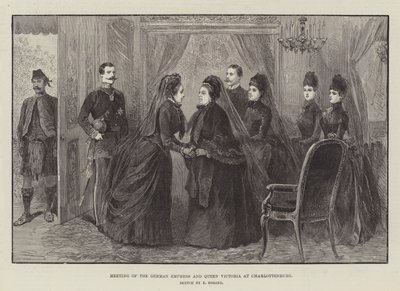 Treffen der deutschen Kaiserin und Königin Victoria in Charlottenburg von German School