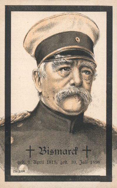 Otto von Bismarck (Farblithografie) von German School