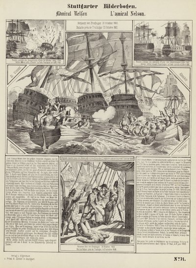Seite aus dem Stuttgarter Bilderbogen von German School