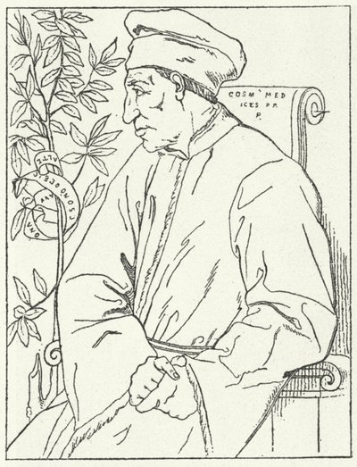 Porträt von Cosimo de