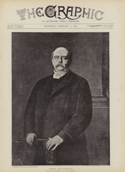 Prinz von Bismarck (Lithografie) von German School