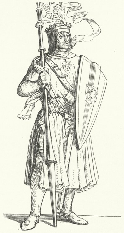 Rudolf von Habsburg, König von Deutschland von German School