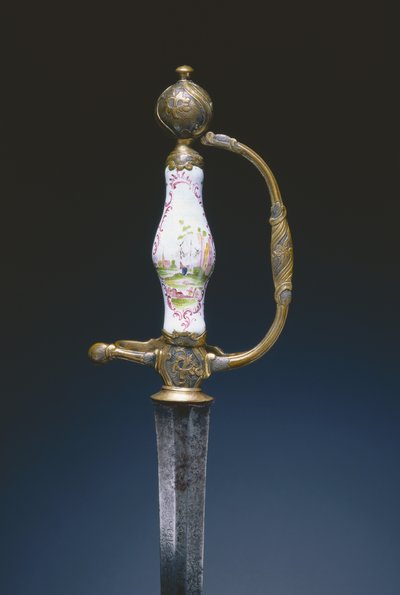 Kleines Schwert, um 1770 von German School