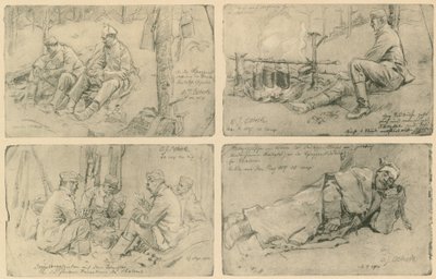 Soldaten an der Westfront von German School