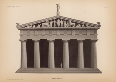 Tempel des Zeus, Olympia, Griechenland von German School