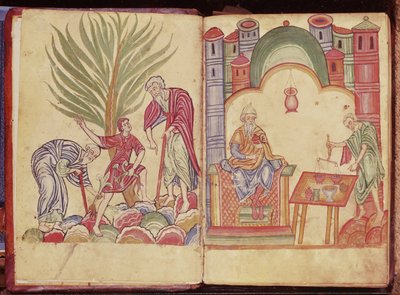 Die Kunst des Apothekers, aus Apuleius Dioscorides von German School