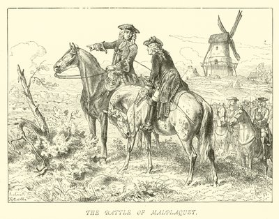 Die Schlacht von Malplaquet von German School