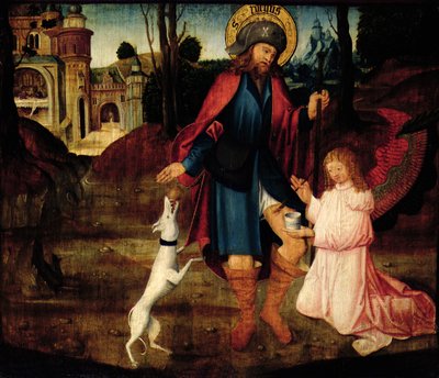 Die Heilung des Heiligen Rochus von German School