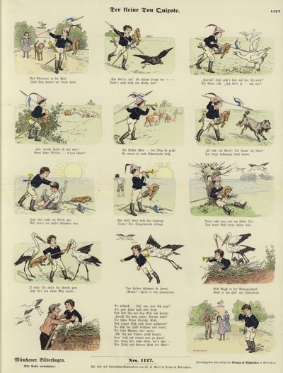 Der kleine Don Quixote von German School