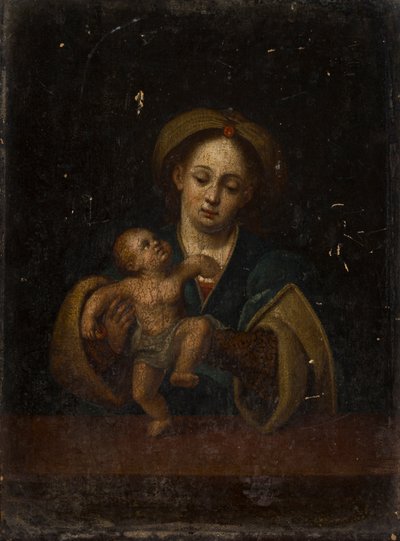Die Madonna mit Kind von German School