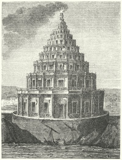 Der Pharos von Alexandria, Ägypten von German School