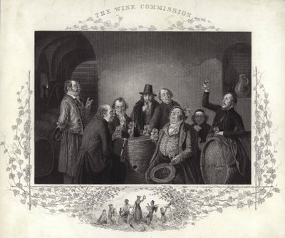 Die Wein Kommission (Stich) von German School