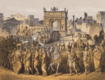 Triumph im antiken Rom von German School