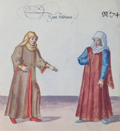 Zwei jüdische Frauen, ca. 1600 von German School